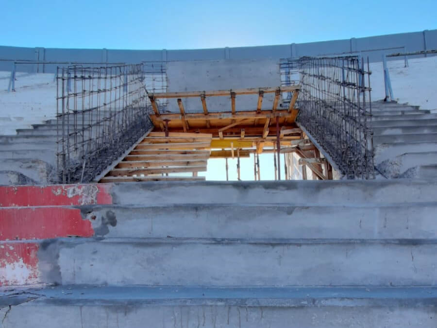 Estadio Monumental- Demolición y reconstrucción de troneras de acceso a tribunas altas en Club Atletico River Plate