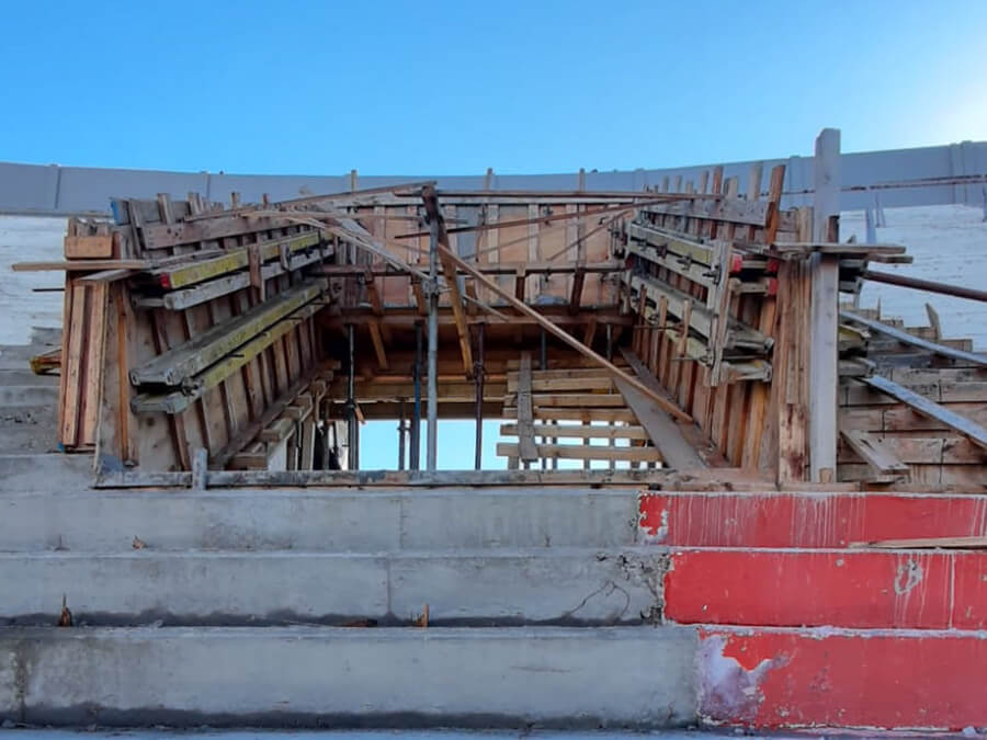 Estadio Monumental- Demolición y reconstrucción de troneras de acceso a tribunas altas en Club Atletico River Plate